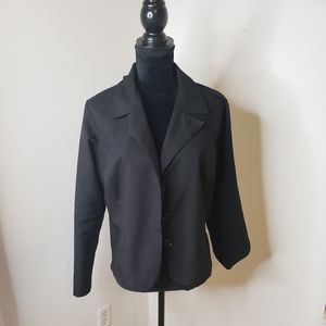 Black 3 Button black blazer